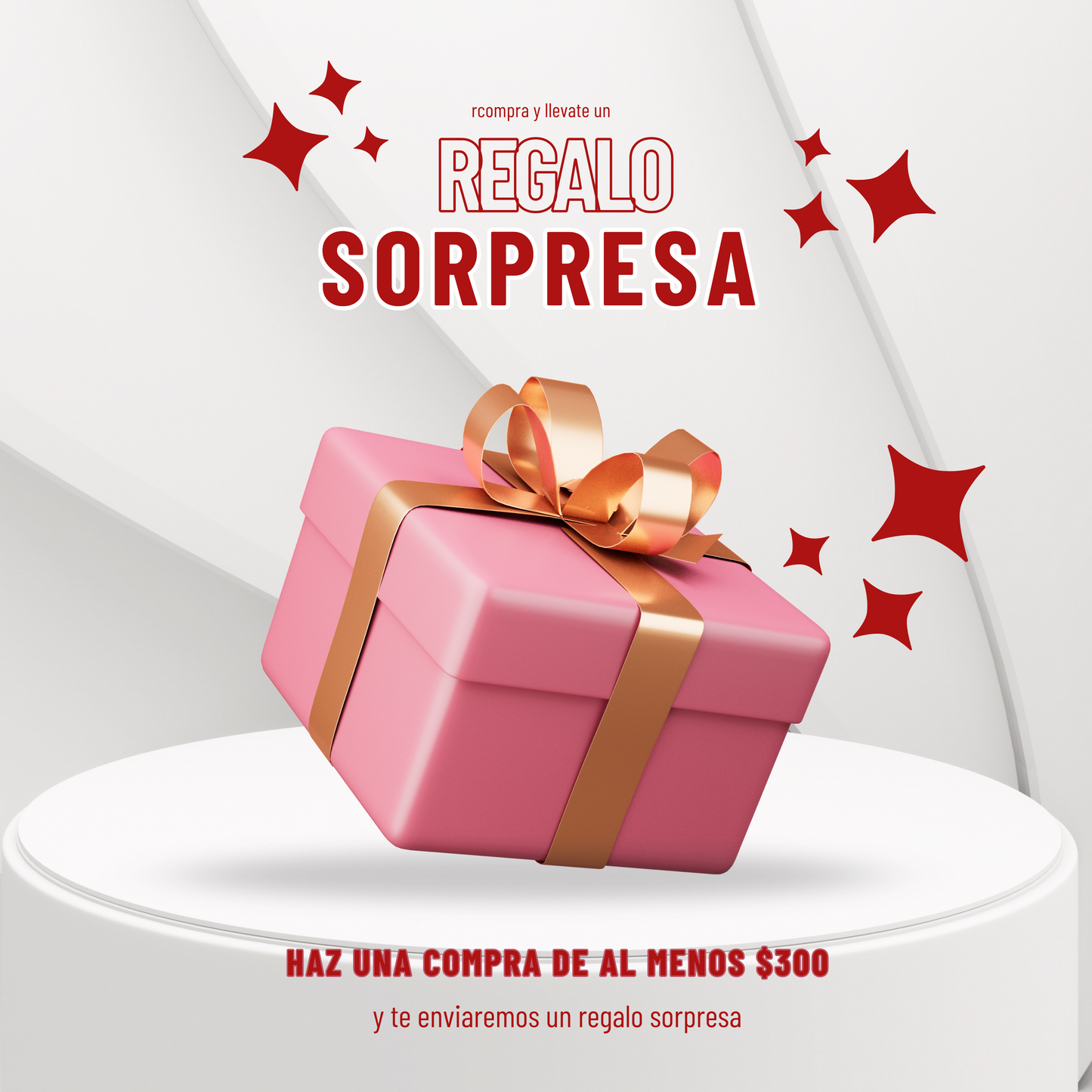 ¡Sorpresa Especial por Compras Mayores a $300! 🎁