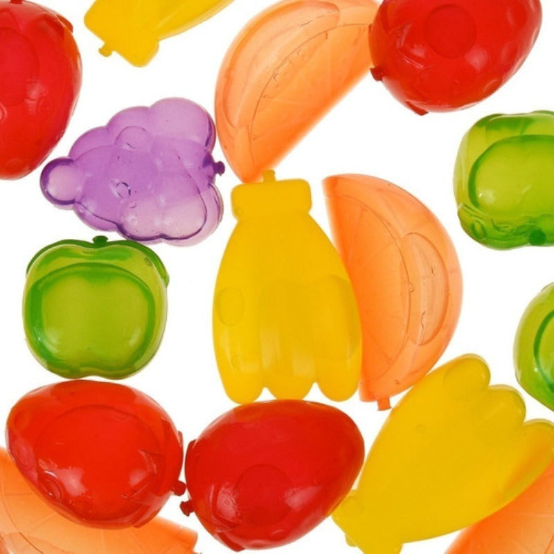 60 Hielos Reutilizables Lavables Divertidas Figuras Colores