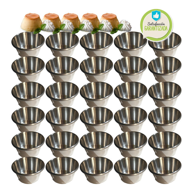 50 Flaneras De Aluminio O Moldes Para Pastelitos  Repostería