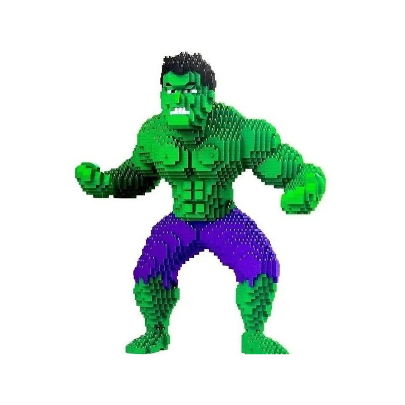 Arma Al Increíble Hulk En 3d Con Nuestros Mini Bloques